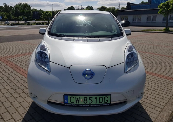 Nissan Leaf cena 39900 przebieg: 111000, rok produkcji 2015 z Włocławek małe 191